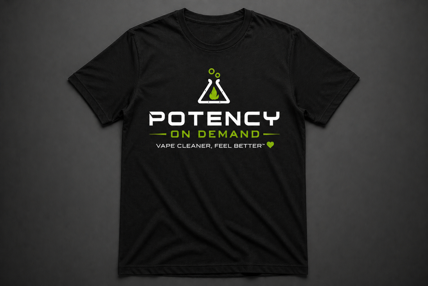 Potency On Demand Lab Logo Tee